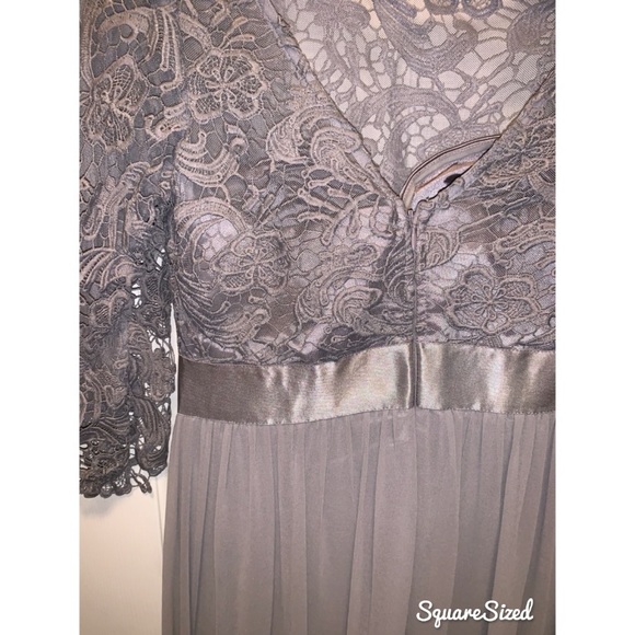 Gray Evening Gown - Picture 3 of 6